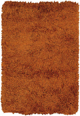 Chandra Duke DUK-20903 Orange and Rust rug, flat view