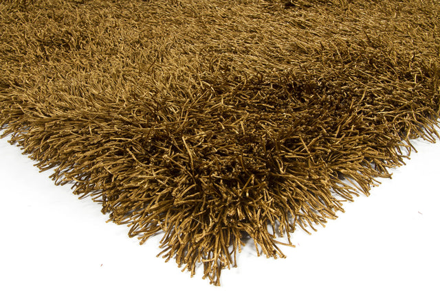 Chandra Duke DUK-20904 Brown rug, corner detail