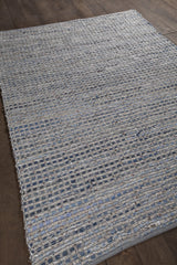 Chandra Easton EAS-7200 Blue rug, angled side view