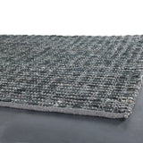 Chandra Easton EAS-7201 Blue and Grey rug, corner detail