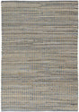 Chandra Easton EAS-7202 Blue and Tan and Grey rug, flat view