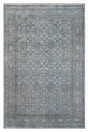 Chandra Eden EDE-49001 Blue and Black rug, flat view