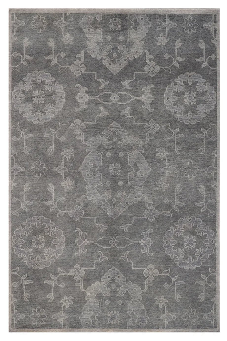 Chandra Eden EDE-49002 Grey rug, flat view