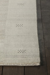 Chandra Elantra ELA-51700 Beige and Brown rug, corner detail