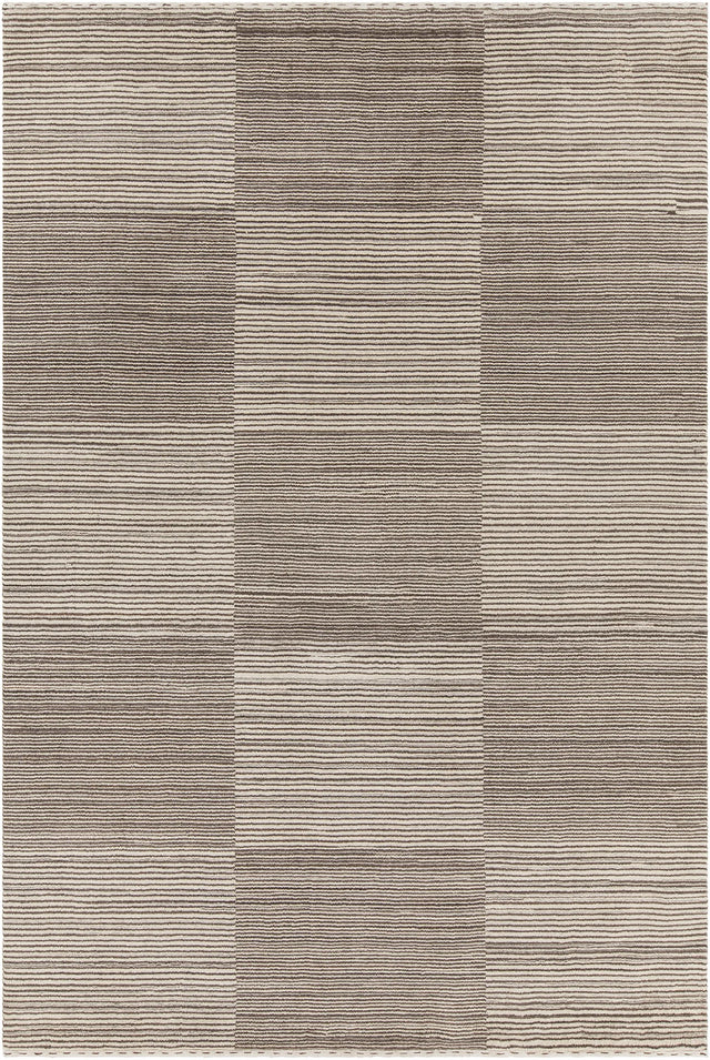 Chandra Elantra ELA-51701 Brown and Beige rug, flat view