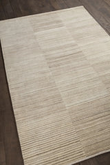 Chandra Elantra ELA-51701 Brown and Beige rug, angled side view