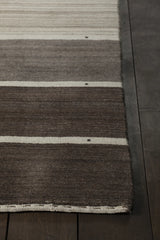Chandra Elantra ELA-51702 Brown and Beige rug, corner detail