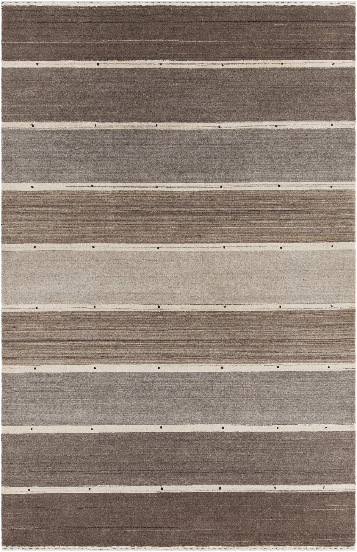 Chandra Elantra ELA-51702 Brown and Beige rug, flat view