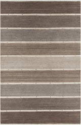 Chandra Elantra ELA-51702 Brown and Beige rug, flat view