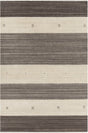 Chandra Elantra ELA-51703 Brown and Beige rug, flat view
