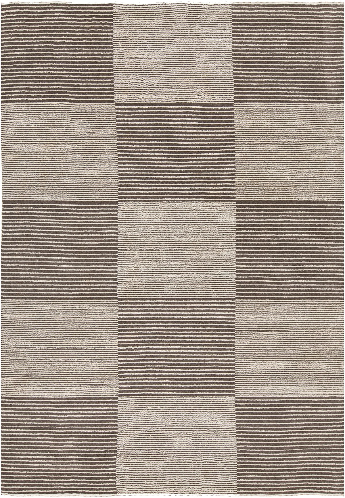 Chandra Elantra ELA-51704 Cream and Brown rug, flat view