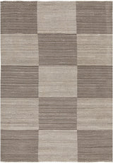 Chandra Elantra ELA-51704 Cream and Brown rug, flat view