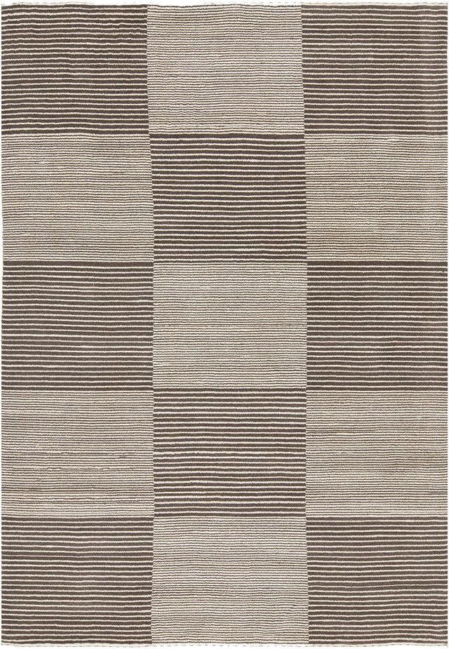Chandra Elantra ELA-51704 Cream and Brown rug, flat view