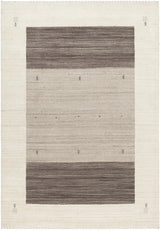 Chandra Elantra ELA-51705 Cream and Brown rug, flat view