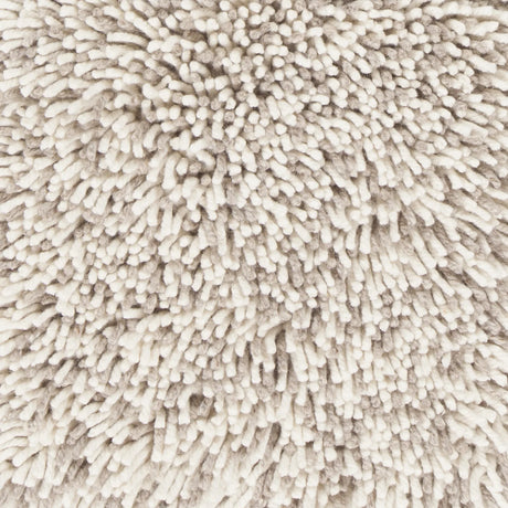 Chandra Eleanor ELE-38202 White and Taupe rug, texture close-up