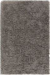 Chandra Elisha ELI-33100 Grey and Black rug, flat view