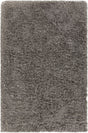 Chandra Elisha ELI-33100 Grey and Black rug, flat view