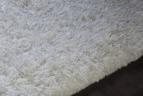 Chandra Elsa ELS-45400 White rug, side detail view