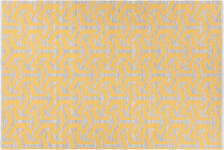 Chandra Enaya ENA-51801 Grey and Gold rug, flat view