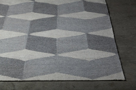 Chandra Esme ESM-50600 Grey rug, corner detail