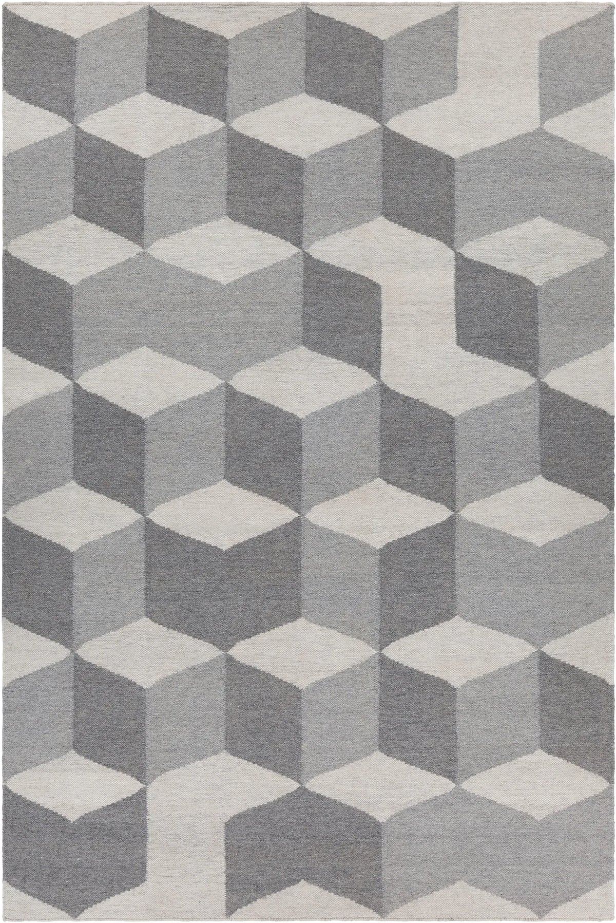 Chandra Esme ESM-50600 Grey rug, flat view