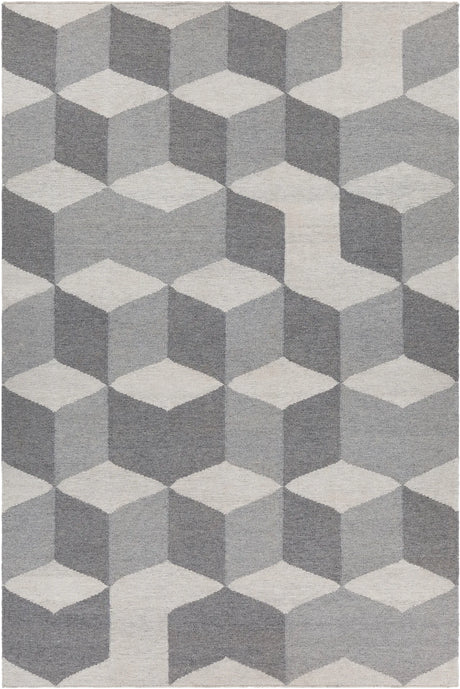 Chandra Esme ESM-50600 Grey rug, flat view