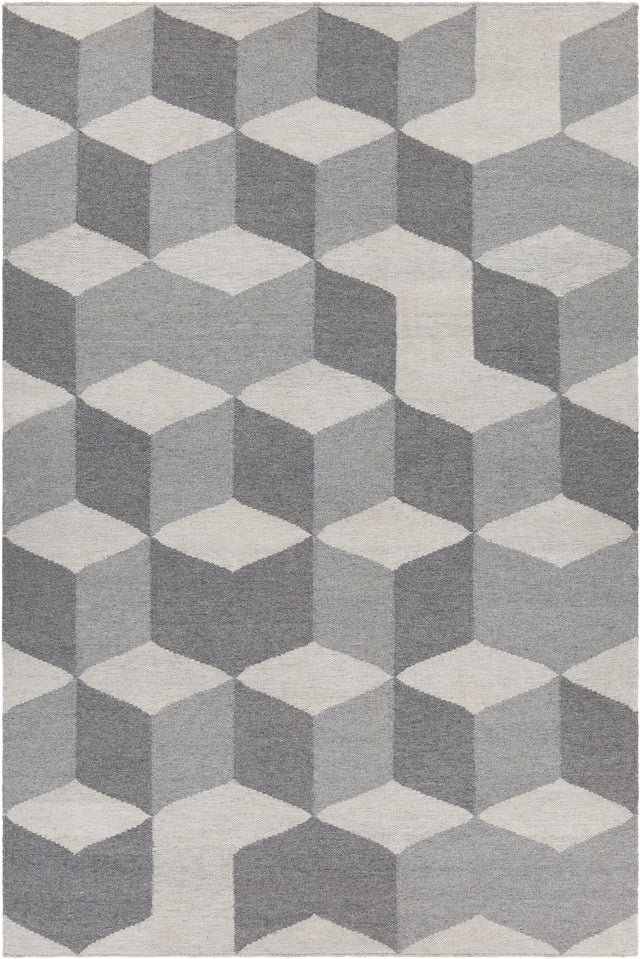 Chandra Esme ESM-50600 Grey rug, flat view