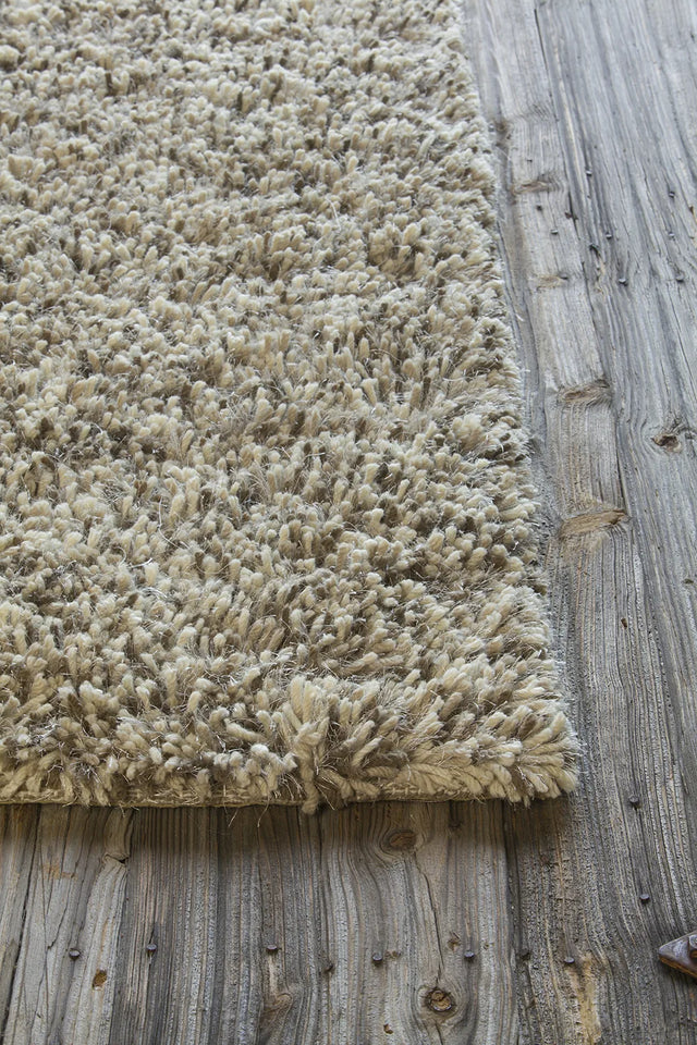 Chandra Estilo EST-18500 Taupe and Ivory rug, corner detail