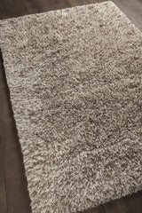 Chandra Estilo EST-18500 Taupe and Ivory rug, angled side view