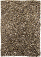 Chandra Estilo EST-18501 Taupe and Brown and Ivory and Black rug, flat view