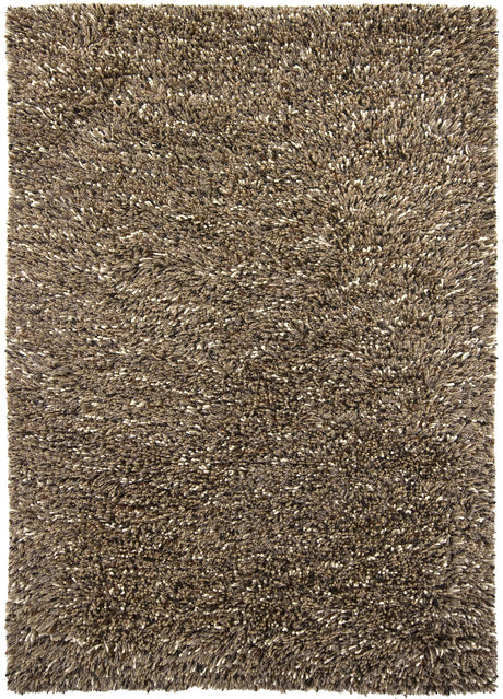 Chandra Estilo EST-18501 Taupe and Brown and Ivory and Black rug, flat view