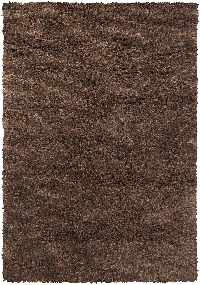 Chandra Estilo EST-18502 Rust and Brown and Taupe and Cream rug, flat view
