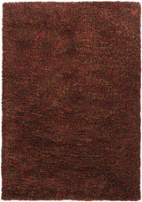 Chandra Estilo EST-18503 Red and Gold and Brown rug, flat view