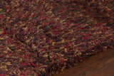 Chandra Estilo EST-18503 Red and Gold and Brown rug, side detail view