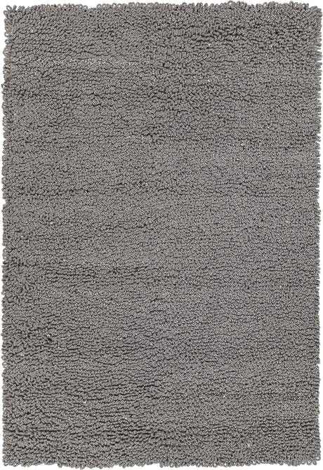 Chandra Evelyn EVE-38600 Black rug, flat view