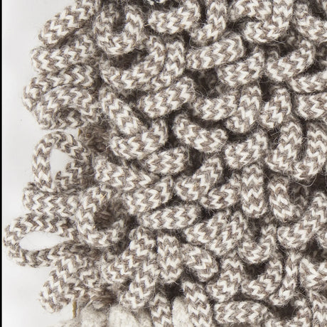 Chandra Evelyn EVE-38601 Taupe rug, texture close-up