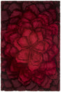 Chandra Flemish FLE-51105 Red and Black rug, flat view
