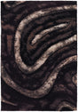 Chandra Flemish FLE-51113 Brown and Beige and Black rug, flat view