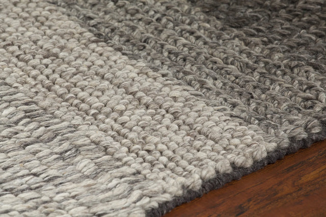 Chandra Forstel FOR-36901 Grey Mix rug, side detail view
