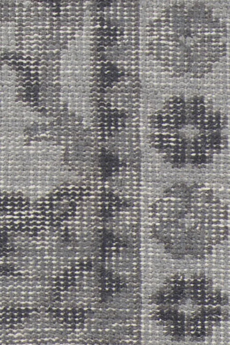 Chandra Fusion FUS-26302 Grey and Charcoal and Black rug, texture close-up