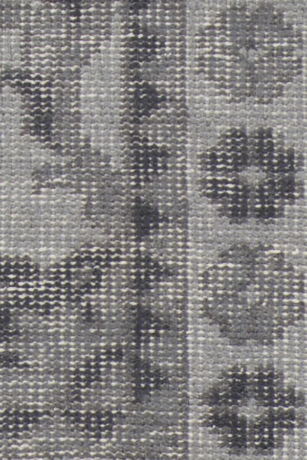 Chandra Fusion FUS-26302 Grey and Charcoal and Black rug, texture close-up