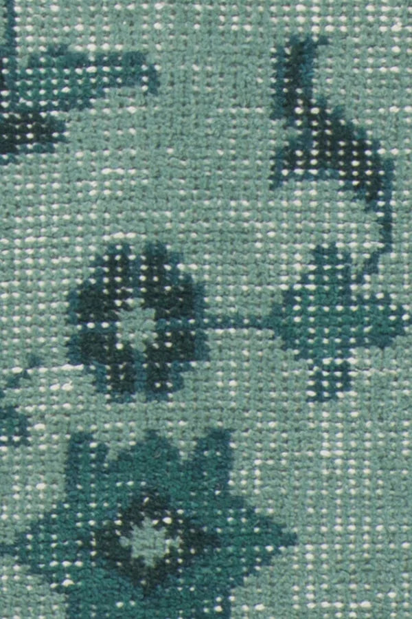 Chandra Fusion FUS-26303 Teal and Black rug, texture close-up