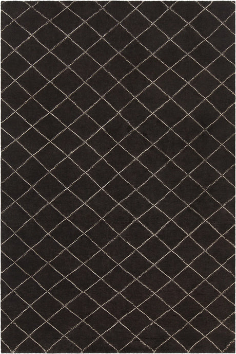 Chandra Gaia GAI-10900 Brown and White rug, flat view