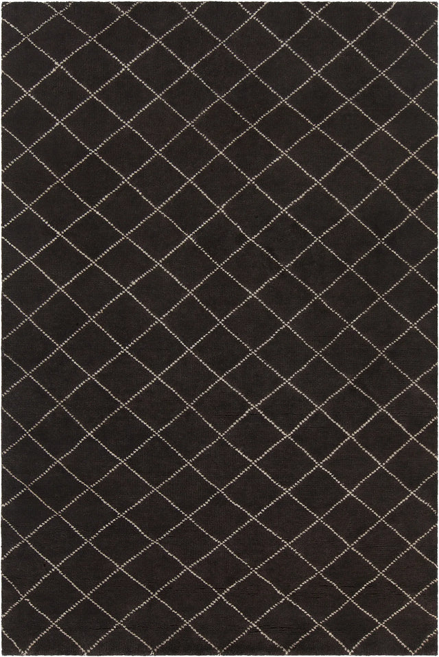 Chandra Gaia GAI-10900 Brown and White rug, flat view