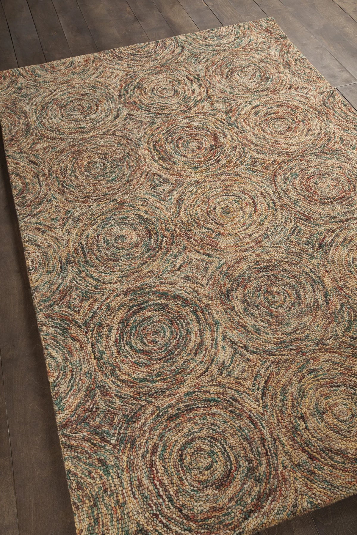 Chandra Galaxy GAL-30600 Multi rug, angled side view