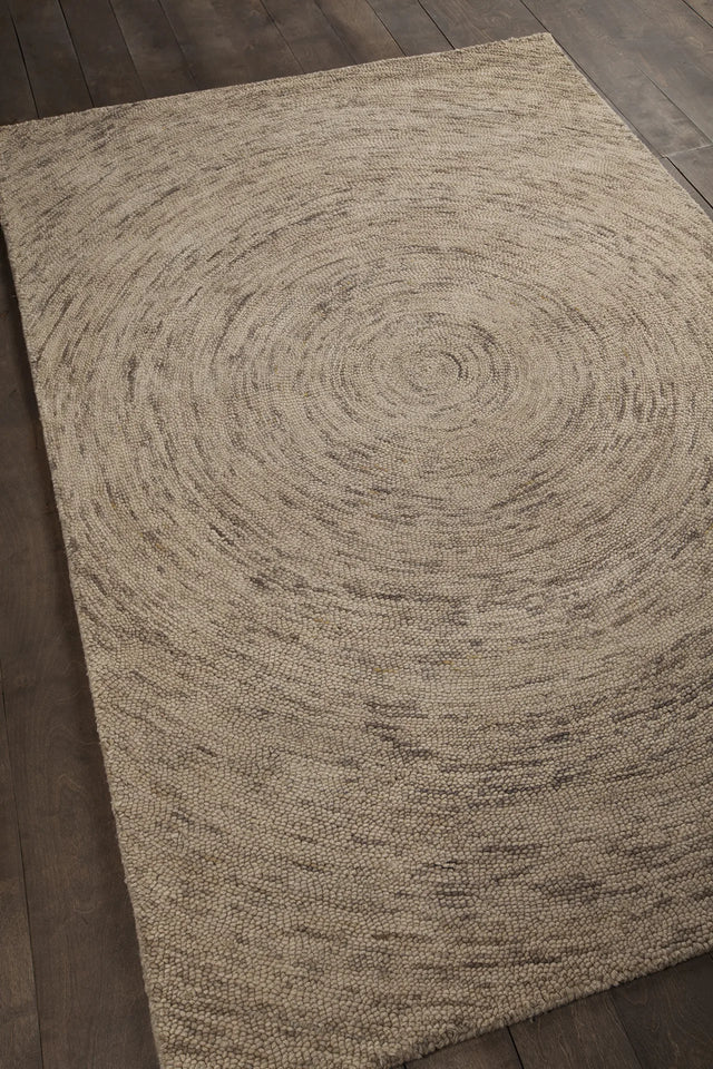 Chandra Galaxy GAL-30602 Beige and Taupe rug, angled side view
