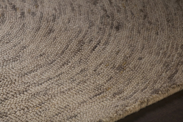 Chandra Galaxy GAL-30602 Beige and Taupe rug, side detail view