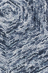 Chandra Galaxy GAL-30605 Blue and Ivory rug, texture close-up