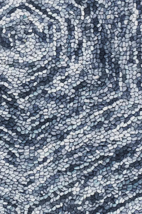 Chandra Galaxy GAL-30605 Blue and Ivory rug, texture close-up