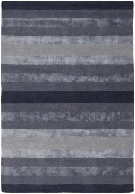 Chandra Gardenia GAR-30703 Charcoal and Grey rug, flat view